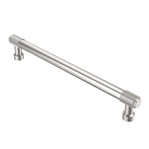 Alzassbg 7-1/2" Brushed Satin Nickel Cabinet Pulls 10 Pack, AL3017SN - color: Brushed Satin Nickel, size: 7-1/2" Hole Center