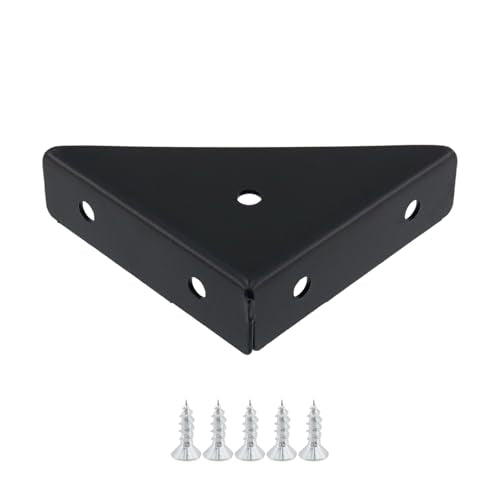 Dnyta 10 Pcs Heavy Duty Triangle Corner Braces Brackets Right Angle Bracket - style: 10pcs
