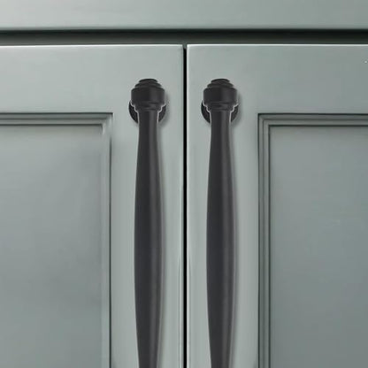 10 Pack 5inch(128mm) Center to Center Black Cabinet Pulls Handles for Cabinets Cupboard Solid Heavy Duty Matte Black Drawer Handles Dressers Kitchens bedrooms - color: Black, size: 5inch(128mm) Center to Center