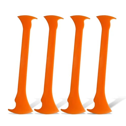 4PCS Car Vinyl Wrap Scraper Tool, Double Axe - size: Double Axe