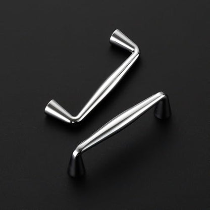 Ravinte Polished Chrome Cabinet Handles Solid Handles,3 Inch,10 Pack - color: Polished Chrome, size: 3 Inches Hole Center