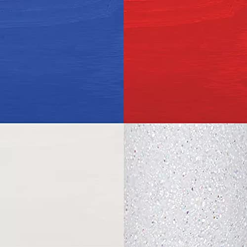 Unicorn SPiT Gel and Glaze Stain in one Bundles - 4 4oz. Bottles with Trebbies Detail Sticks (Americana Collection) - color: Americana Collection