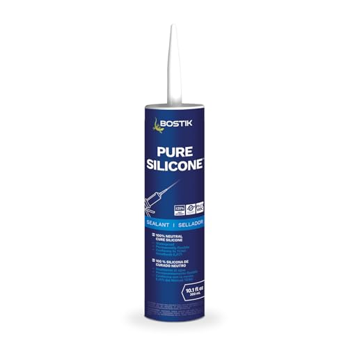 BOSTIK Pure Silicone Classic Bone 10.1oz Silicone Caulk & - 1 Cartridge - color: Classic Bone