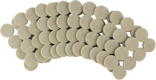 240 Pack Felt Pads for Furniture, 0.75 Inch Self Adhesive Cabinet Cushion Dots, Mini Foam Felt Pads, Self Stick Furniture Protectors for Cabinet Doors, Desks, Drawers and Floors, Oat Beige