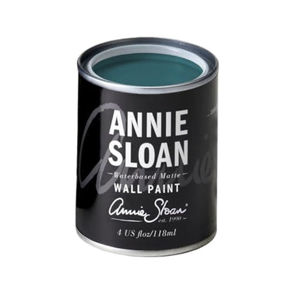 Annie Sloan Wall Paint (Aubusson Blue, 4 Fl Oz Tester) - color: Aubusson Blue, size: 4 Fl Oz (Pack of 1)