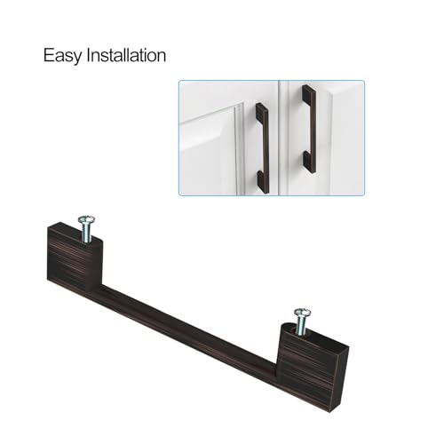 9BUILD 10 Pack Oil Rubbed Bronze Cabinet Pulls 3 Inch Kitchen Cabinet Handles, Cabinet Hardware for Cupboard Drawer Pulls - color: Oil Rubbed Bronze, size: 3"/76MM Hole Center, style: 10 Pack