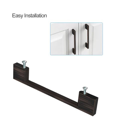 9BUILD 10 Pack Oil Rubbed Bronze Cabinet Pulls 3 Inch Kitchen Cabinet Handles, Cabinet Hardware for Cupboard Drawer Pulls - color: Oil Rubbed Bronze, size: 3"/76MM Hole Center, style: 10 Pack