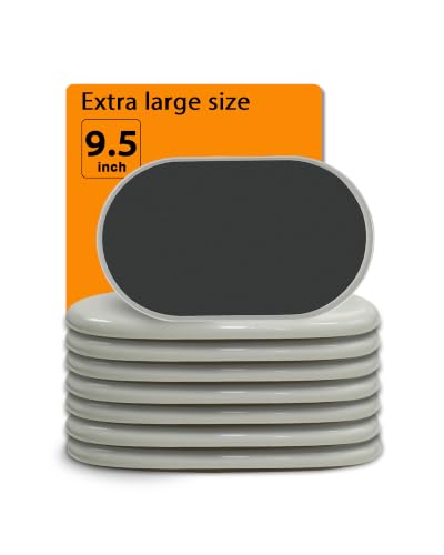 Extra Large Furniture Sliders for Carpet and Hardwood Floors, 8 Plastic - size: For Carpet - 8 PCS