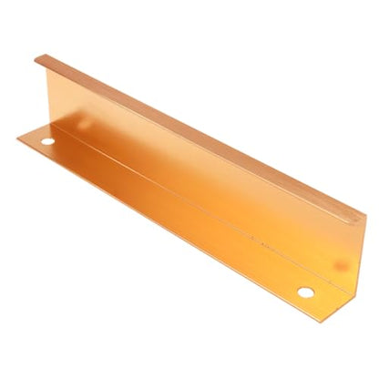 Dark Gold Finger Pulls, 5.9 Inch, 5.04 Inch Centers, 6Pcs - color: Gold, size: 150mm/5.9", style: Straight Edge