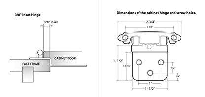 DecoBasics 3/8" Inset Cabinet Hinges Bronze (25 Pair -50 Pcs) Oil Rubbed Bronze Offset Self Closing Cabinet Hinges for Kitchen Cabinets w/Bumpers & Upgraded Screws - color: Oil Rubbed Bronze, size: 50 Pack