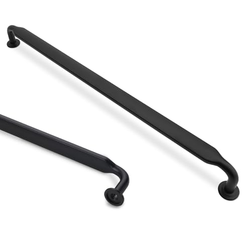 10 Pack 10 inch Matte Black Kitchen Cabinet Handles - color: Matte Black, size: 10'' Hole Center(254mm)