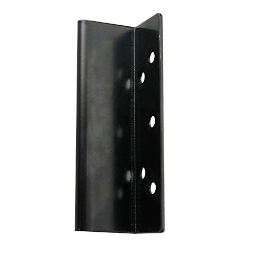 Bed Frame Bed Post Double Hook Slot Bracket, Bed Rail Hardware Attachment Brackets for Wooden Bed Frame-Set of 2