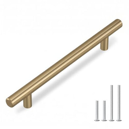 homdiy 20 5in Cabinet Handles Champagne Bronze Kitchen Cabinet Pulls Drawer Pulls for Dresser Drawers - color: Champagne Bronze, size: 5in hole centers
