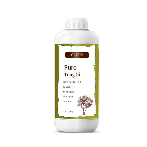 8 oz 100% Natural Pure Tung Oil for Wood Finishing - size: 8 ounce