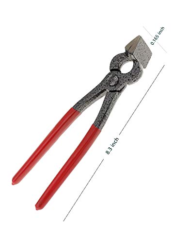 Flat Pliers-Handmade DIY Leathercraft Tool-Leather Edge Pliers, Width 45mm - style: pliers