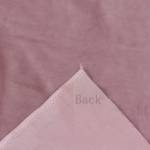 TinaKim Upholstery Fabric, Velvet Material, for Reupholstery Chairs Couch Cushions Cover (Pink, 3 Yards) - color: Pink, size: 3 yard pre cut