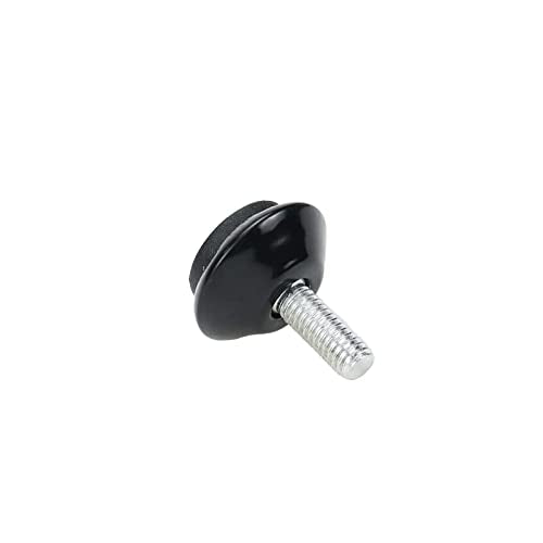 M6 Adjustable Furniture Feet Swivel Furniture Leg Levelers,Black-16pcs - color: Black