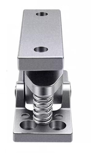 Heavy Duty Double Roller Catch, Spring Loaded,Stop Catch Release Clamp Lock for Barn Doors,Cabinet,Doors,1 Pcs