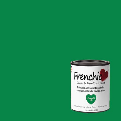 Frenchic Ultra Matte No-Prep Chalk Furniture Paint, Emerald Isle - color: Emerald Isle