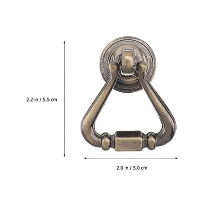Tinksky Antique Cabinet Cupboard Wardrobe Drawer Knob Door Pull Handle - 1 Pair