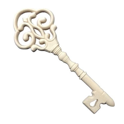 WoodUbend WUB0958 Key Appliques - Heat Bendable & Flexible Wood Onlays 5x8.5cm - DIY Craft, Furniture & Home Decor - Easy to Apply & Paint - Versatile, Reusable & Decorative Decals (2 Pack) - size: WUB0958