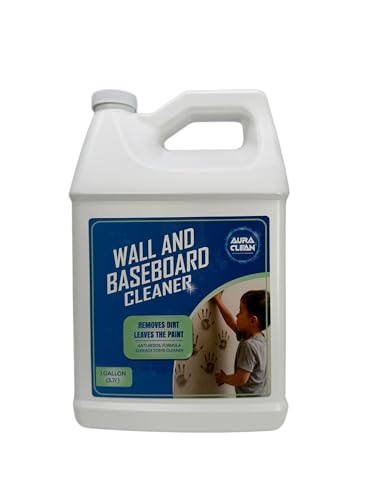 Wall & Baseboard Cleaner - Non-Toxic, Kid & Pet Safe, USA Made - size: 128 Fl Oz (Pack of 1)