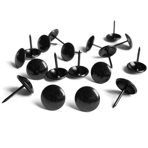 100PCS Upholstery Tacks Black, Decorative Tacks D13mm Black - color: 13mm Black