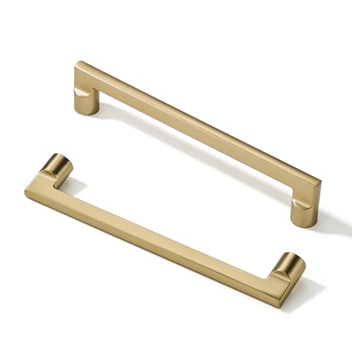AVICCI 10 Pack Cabinet Pulls 10 Pack 5"/128mm Champagne Bronze Kitchen Cabinet Handles Modern Pulls for Dresser Drawers,Cabinet Hardware Cabinet pulls - color: Champagne Bronze, size: 5"(128mm)Hole Center-10Pcs