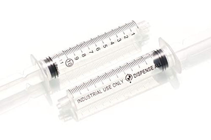 Mini Industrial Syringe Pack - 10ml Luer Lock Syringes, 14 and 18 Gauge Blunt Needles, Covers and Syringe Caps | Precision Crafting, Gluing, Refilling Pens and Empty Cartridges, Repairs