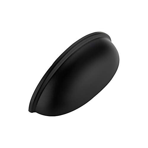 Ravinte Matte Black Cabinet Pulls Drawer Cup Handles 3 Inch CC, 24 Pack - color: Black