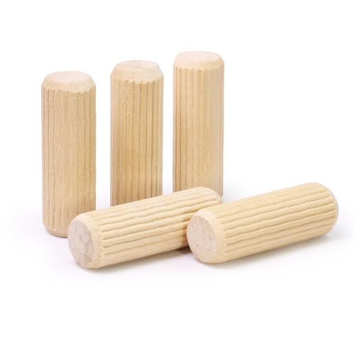 1/2" x 1-1/2" Wooden Dowel Pins - FoDau770 Beech Wood Dowel Rods - 200 Pcs - size: 1/2" x 1-1/2"