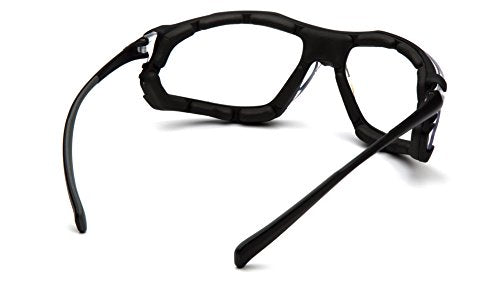 Pyramex Proximity Safety Glasses Eye Protection, Amber H2X Anti-Fog - color: Clear H2x Anti-fog