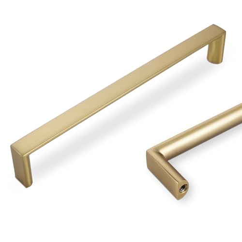 Champagne Bronze Kitchen Cabinet Pulls 6-1/4 Inch 10 Pack - color: Champagne Bronze, size: 6-1/4'' Hole Center(160mm)