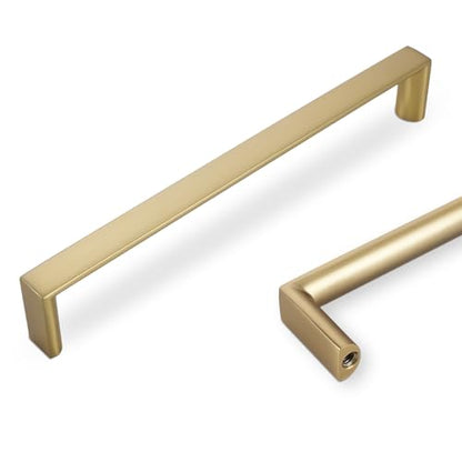 Champagne Bronze Kitchen Cabinet Pulls 6-1/4 Inch 10 Pack - color: Champagne Bronze, size: 6-1/4'' Hole Center(160mm)