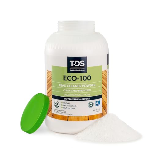 Teakdecking Systems (TDS ECO-100 Teak Cleaner Powder - 8lb - size: 128 Ounce (Pack of 1)