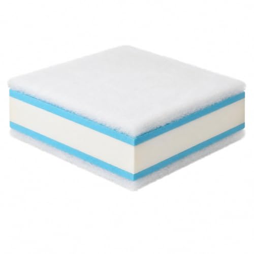 FoamRush 6" x 24" x 24" Memory Foam Couch Cushion Replacement – High-Density Upholstery Foam with Memory Foam Comfort Layer & Dacron Batting Wrap, Sofa Cushion Insert- Made in USA - size: 6" x 24" x 24"