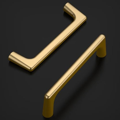 Amerdeco 10 Pack Champagne Bronze Cabinet Pulls 3.75" - color: Champagne Bronze, size: 3.75" hole center