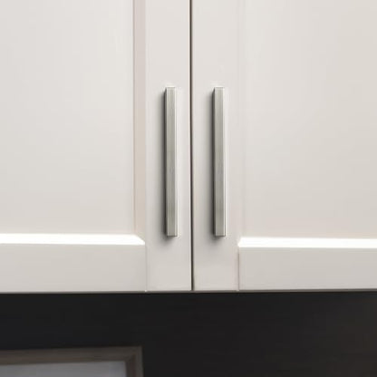 Goo-Ki 6 Pack 3 Inch Satin Nickel Knurled Cabinet Pulls - Modern Bar Handles - Textured Grip for Drawer, Dressers, Furniture Hardware - color: Satin Nickel, size: 3 Inch Center to Center