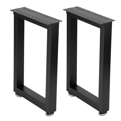 Taelakeni 22 Inch Metal Coffee Table Legs Bench Legs, Square, 22"H x 1 3"W - color: Square, size: 22 IN