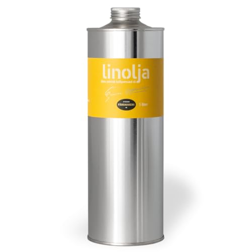 Ottosson Färgmakeri - Swedish Cold Pressed Raw Linseed Oil - 1 Liter