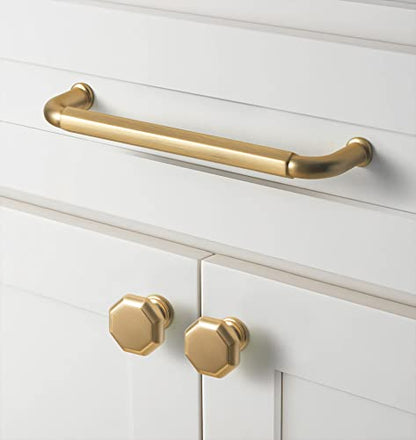 Goo-Ki 6 Pack 6-1/4 Inch （160mm） Hole Center Cabinet Pulls Dark Champagne Bronze Zinc Alloy Kitchen Drawer Pulls Drawer Handles 6.7 Inch Length 2201-CB-160 - color: Dark Champagne Bronze, size: 6-1/4 inch Hole Centers