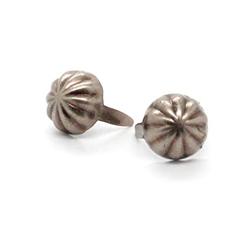 Antique Nickel Parachute 3/8" Diameter Nailhead Spots 100 pk NH201-21