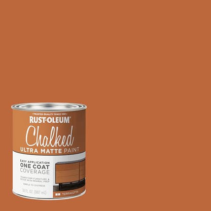 Rust-Oleum Chalked All-in-One Ultra Matte Terracotta Paint