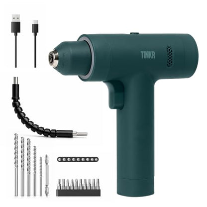 TINKR Cordless Brushless Drill 12V - Green - color: Green