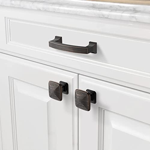 Asidrama 30 Pack 3 Inch(76mm) Hole Centers Kitchen Cabinet Handles, Oil Rubbed Bronze Cabinet Pulls Kitchen Cabinet Hardware for Cupboard Drawer Pulls - color: Oil Rubbed Bronze, size: 3" Hole Center, style: 30 Pack