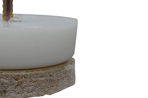 Shepherd Hardware 9955 1-1/8-Inch Nail On Furniture Glides with Felt Pads, Beige, 8-Pack