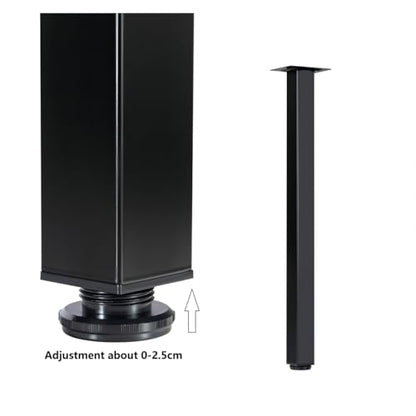 LCSDLHLSY Table Legs 28 Inch,Metal Furniture Legs,Black Set of 4. - size: 28 Inch
