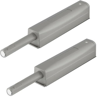 Magnetic Push Latch & Lock ZKRIOC 2 Pack Push to Open Door Latch Cabinet Hardware for Door Touch Latch and Catch Magnet Push Release Heavy Duty Tip on Closet Close Strong Pop Out