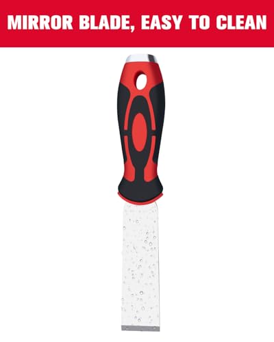 ROTATION 4pc Extra Thick Scraper Set, Putty Knife with Hammer End - style: 4pc