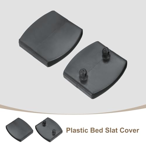 uxcell 12Pcs 55mmx9mm Plastic Bed Slat Center Caps Bed Slat Cover Gray - color: Grey, size: 55mm x 9mm